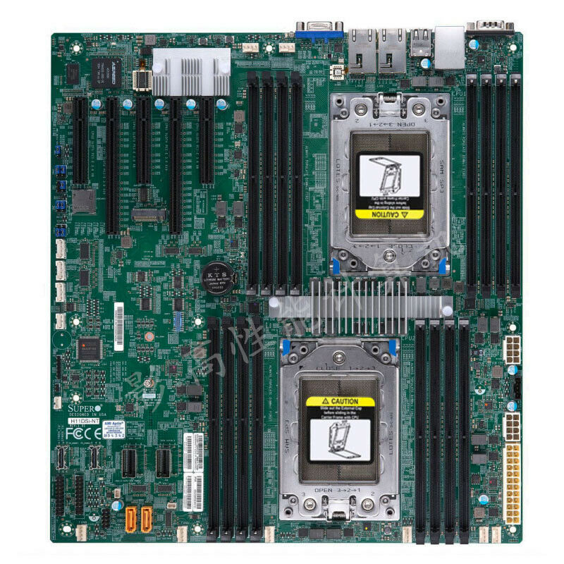 Dual Socket Sp3 Epyc Motherboard - Supermic H11DSi-NT Motherboard-Sockel SP3 240W TDP