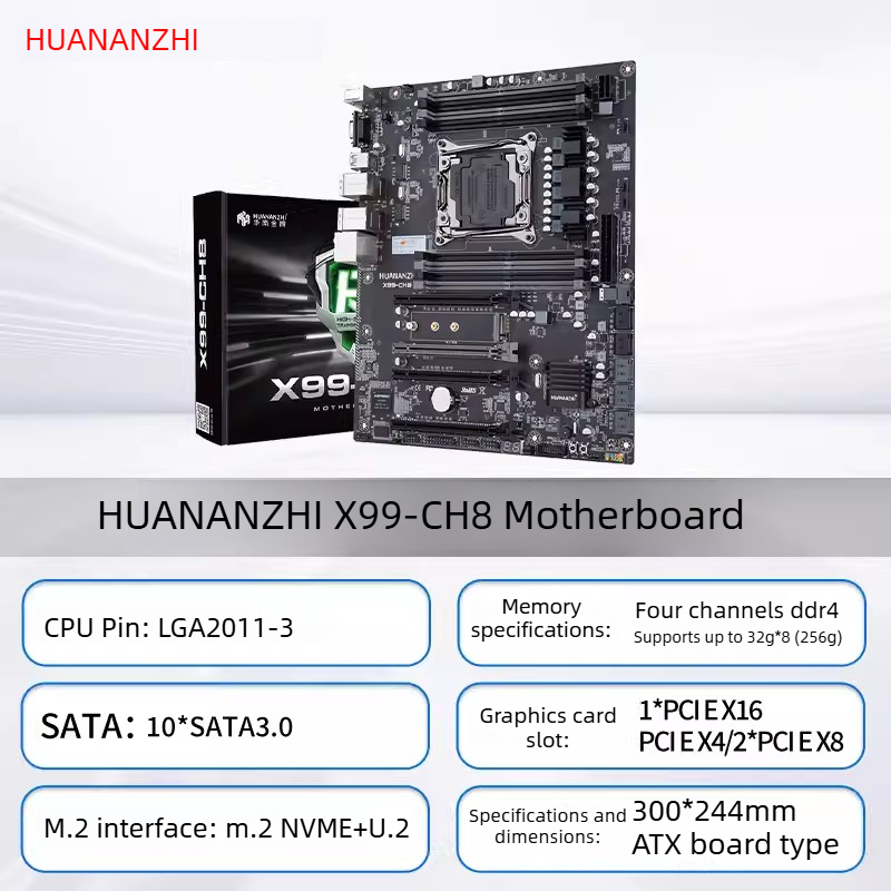 HUANANZHI LGA2011-3 X99 Mother – Dual Lga2011-3 Server Motherboard Combo Bewertung und Preis