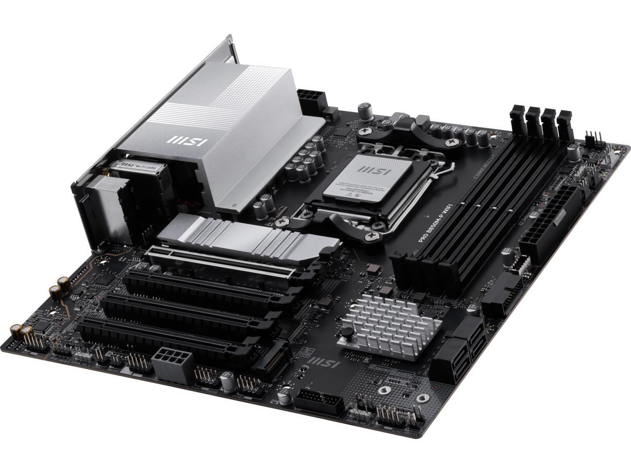 MSI PRO B850M-P WIFI AM5 AMD B – Am5 Micro Atx Pcie 5.0 Motherboard Bewertung und Preis